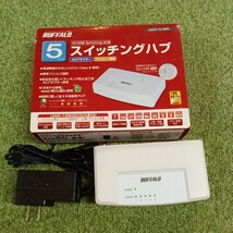 5ポート　スイッチングハブ BUFFALO　LSW3-TX-5EPL no.1【通電確認済】_画像1