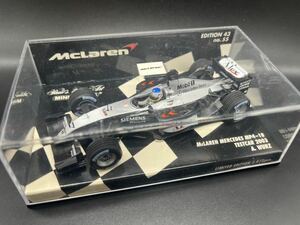 激レアミニチャンプス 1/43 マクラーレン メルセデス MP4-18 テストカー2003 リミテッド1872