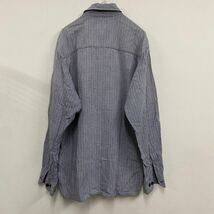 Calvin Klein Jeans カルバンクライン 長袖シャツ チェックシャツ サイズM ブルー 青 メンズ トップス 最落なし （S7）_画像2