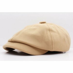 キャスケット帽子 無地 カジュアル派 ポリ キャップ 帽子 メンズ レディース 56cm～59cm BE KC76-5