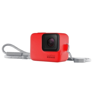 【在庫処分超特価】【新品】GoPro（ゴープロ） スリーブ + ランヤード☆ACSST-012☆ファイヤークラッカーレッド　FIRECRACKER RED