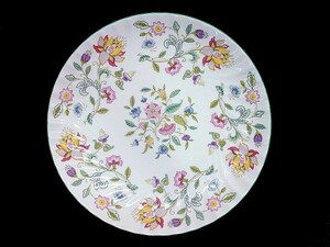 3QV selling up! tax less * unused * Minton * is Don hole * service bowl * large plate *28cm* John wazwa-s* Britain made *MINTON*HADDON HALL*0929-1