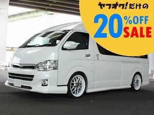 200系ハイエース エアロ 3型スーパーロング TPDエアロ3点（フロント/サイド/リア）フルセット塗装済　＜バンDX/グランドキャビン＞