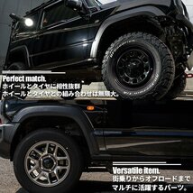 SALE 新型ジムニー JB64 オーバーフェンダー（片側出幅10mm） ワイドフェンダー ワイドボディ スズキ JIMNY 新品 1台分 4枚_画像4