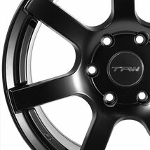 SALE ハイエース 18インチ 6穴 ホイールセット 4本 TAW Styling6 18X8.0J +37 6H139.7 マットブラック_画像7