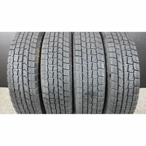 ダンロップ WINTER MAXX WM02 155/80R13 4本SET☆2017年製9分山スタッドレスタイヤ☆中古 特筆すべヴィッツ等にき損傷なし☆旭川手渡し可☆