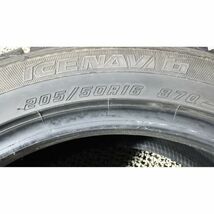 グッドイヤー ICE NAVI 6 205/50R16 4本SET◎2018年製9分山スタッドレス◎中古 特筆すべき損傷なし◎旭川手渡し可◎インプレッサ等に_画像8