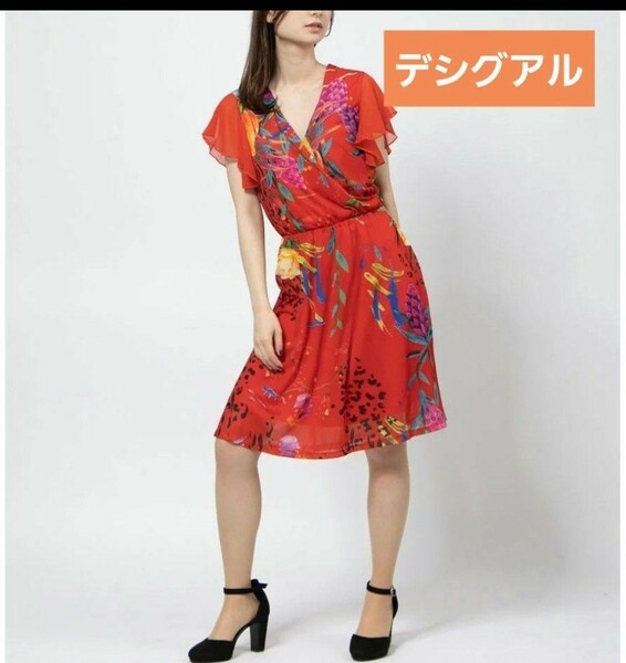 新品　タグ付き　ドレスショートワンピース　デシグアル