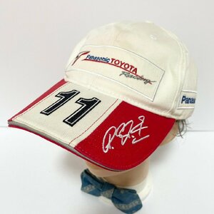 (^w^)b パナソニック トヨタ レーシング キャップ 帽子 Panasonic TOYOTA Racing DENSO 11 立体 ロゴ 刺繍 F1 コレクション C0338EE