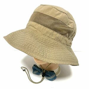 (^w^)b Phoenix bucket Safari nylon hat hat beige Phenix.. cord sun shade attaching removed possible mesh C0360EE