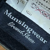 (^w^)b マンシングウェア 80s 90s ヴィンテージ キャップ 帽子 カーキ MUNSINGWEAR GRANDSLAM ロゴ 刺繍 デサント L 57-59㎝ C0390EE_画像8