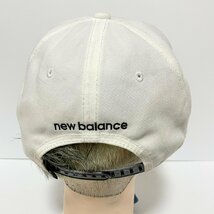 (^w^)b ニューバランス ゴルフ キャップ CAP 帽子 ホワイト neｗ balance GOLF ロゴ 刺繍 シンプル 無地 スポーツ カジュアル C0664EE_画像5