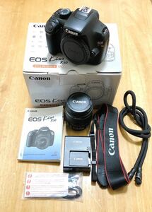 【質屋 尾張屋商店 東京】 ☆美品☆ Kiss×50 174ショット キヤノン EOS EF-S 18-55mm IS Ⅱ レンズキット デジタル一眼レフカメラ 