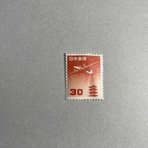 日本郵便 五重塔航空 30円切手 未使用