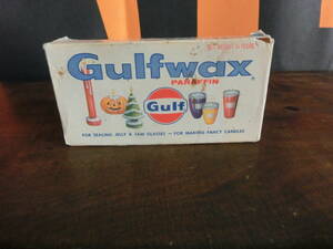 ビンテージ　Gulfwax 箱物　中身入り　CANDLES