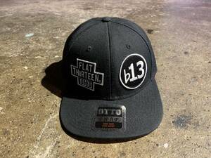 FLAT THIRTEEN TOKYO Bootleg Wappen CAP OTTOボディ フラットサーティーン ワッペン 帽子