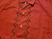 COMME des GARCONS SHIRT 80s 刺繍デザインシャツ ドット 半袖シャツ 1980s 刺繍タグ コムデギャルソンシャツ 初期_画像3