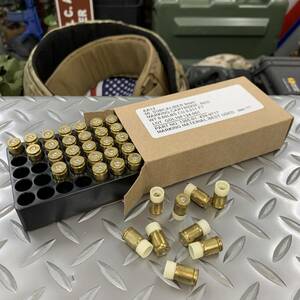 米軍実物 SUBCALIBER 9mm/M4 Simunition Cartridges シムニッションカートリッジ