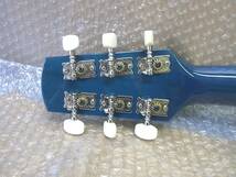 ミニギター　Sepia Crue セピアクルー W-50-BLS　ソフトケース付き ジャンク品_画像6