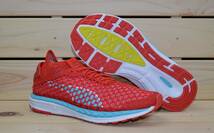 プーマ 23cm スピード イグナイト ネットフィット ウィメンズ レッド 税込定価14300円 PUMA SPEED IGNITE NETFIT WNS ランニング シューズ_画像1