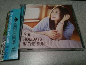 YUI「HOLIDAYS IN THE SUN」CD＋DVD 帯付 初回生産限定盤
