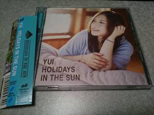 YUI「HOLIDAYS IN THE SUN」4thアルバム CD＋DVD 帯付 初回生産限定盤