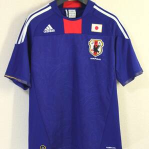 訳あり adidas P67397 ◆サッカー 日本代表◆10/11 ホームレプリカ半袖 ３番 ユニフォーム:O