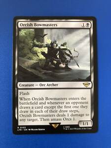 【MTG】《オークの弓使い/Orcish Bowmasters》[LTR] 黒　英語版　1枚　( 3枚迄在庫あり)