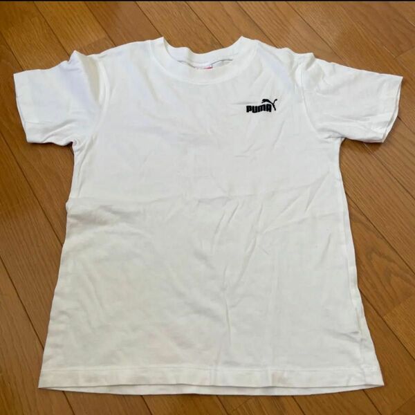 最終値下げ 半袖Tシャツ プーマ サイズ140 ワンポイント 白T