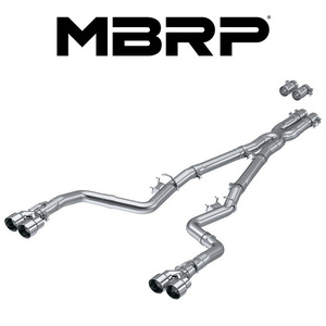 MBRP 2015-2024 ダッジ チャレンジャー SRT ヘルキャット 6.2L V8 CAT-BACK レース エキゾースト 爆音 正規品