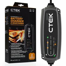 CTEK シーテック バッテリー チャージャー POWERSPORT 放電を繰り返す過酷なバッテリーへの充電に最適 ハイパワー 8ステップ充電器 新品_画像2