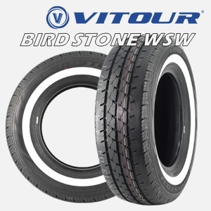 15Cインチ 215/70R15C 109/107Q 8PR相当 2本 サマータイヤ ホワイトリボン ヴィツァー バード ストーン VITOUR BIRD STONE WSW V00033