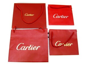 Cartier カルティエ ショップ袋 ショッパー 4枚セット
