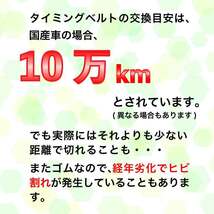 タイミングベルト・ファンベルトのセット スバル エクシーガ YA4 CVT車 H21.07～H24.06用 8点セット_画像3