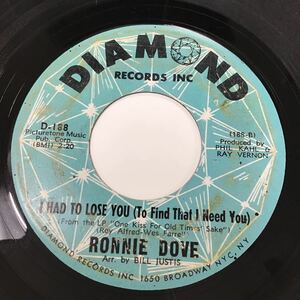 SOUL 45/ RONNIE DOVE／I HAD TO LOSE YOU c525