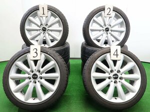 4本 ミニ F55 F56 純正 17インチ 7J +54 112 ラジアル ダンロップ スポーツマックス RT 205/45R17 88W XL MINI 6855108 車検用 純正戻しに