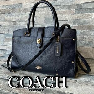 ◆◇コーチ COACH ハンドバッグ マーサー サッチェル 30 グレインレザー 牛革 ターンロック ショルダーバッグ レディース