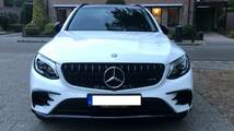 メルセデスベンツ用 ベンツイルク/glcクーペx253 c253 glc43 amg glc250 300 350パターン,フロント フォグランプカバーグリル,2015-2019_画像6