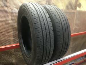 ★☆2本バリ山!! 165/65R14 ダンロップ　エナセーブ EC300+ 引取可 C681☆★