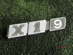 (0177)FIAT X1/9 エンブレム