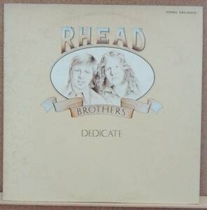 LP(見本盤・’77年盤・ロックバンド・EMS-80876・希少) リード・ブラザーズ RHEAD BROTHERS / Dedicate【同梱可能6枚まで】050919