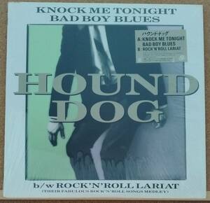 LP(シュリンク,シール帯付き,LPシングル:高音質) ハウンド・ドッグ HOUND DOG / Knock Me Tonight Bad Boy Blues【同梱可能6枚まで】050913