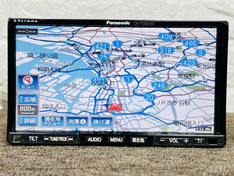 【地図2007年】Panasonic HDDナビ CN-HDS945TD★CD/DVDビデオ★動作品