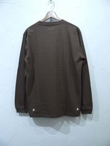 M&M PRINT L/S T-SHIRT(23-MT-019)/D.BROWN/Msize/新品未使用_画像2