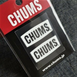 チャムス ステッカー Chums Logo Emboss Sticker ホワイト 新品 CH62-1125