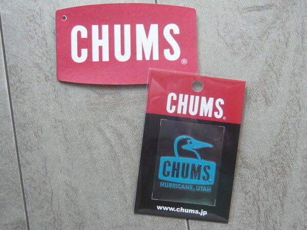 チャムス ステッカー Chums Booby Face Emboss Sticker ティール 新品 CH62-1127 日本製