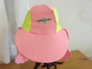 ∵ STINGRAY ∵レディース・メンズ　スポーツキャップ 紐付　ピンク色　サイズ５７cm〜５９cm　キャップ　帽子