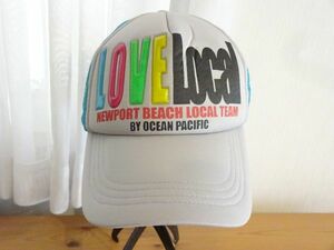 ∵ OCEAN PACIFIC ∵関西ファッション　男女兼用　トラッカーキャップ　サイズ５７cm〜５９cm　キャップ　帽子