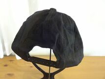 ■ BROOKLYN ■レディース・メンズ　黒色帽子　アウトドアキャップ　サイズ５７cm〜５９cm　キャップ　帽子_画像5