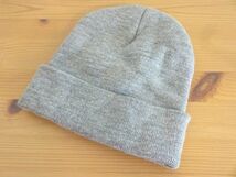 ■ ADVISORY ■韓国製　レディース・メンズ　灰色帽子　ニット帽　サイズ５７cm〜５９cm　キャップ　帽子_画像6